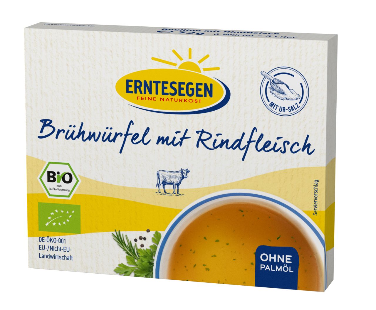 Brühwürfel mit Rindfleisch