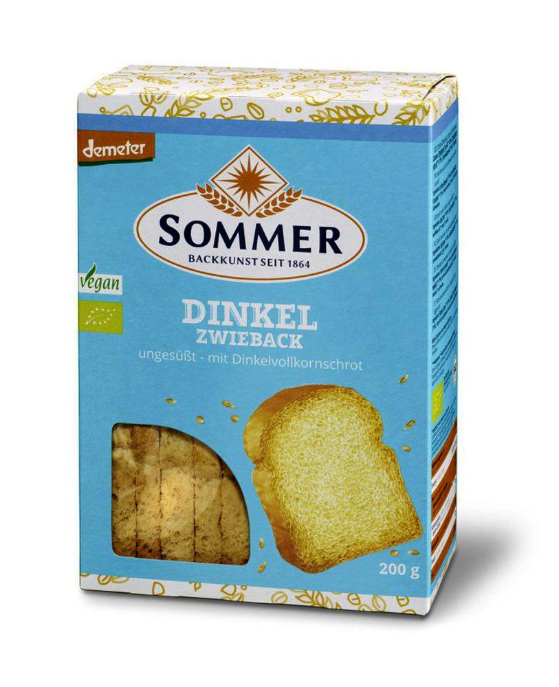 Demeter Dinkel-Zwieback, ungesüßt, vegan