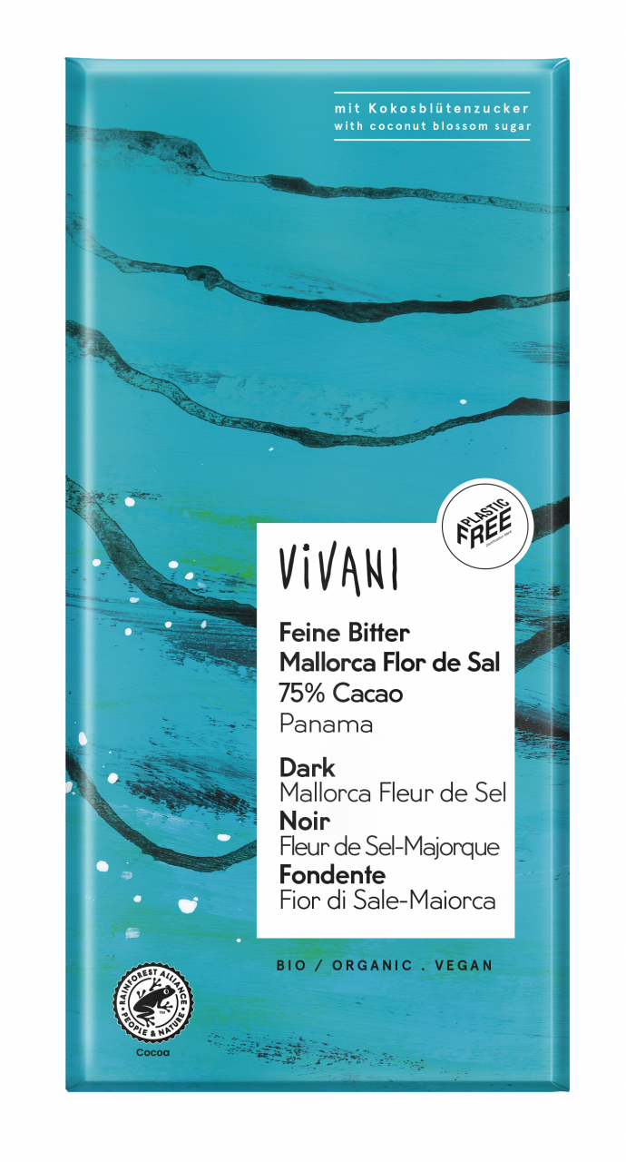Feine Bitter Mallorca Flor de Sal 75% Cacao Panama