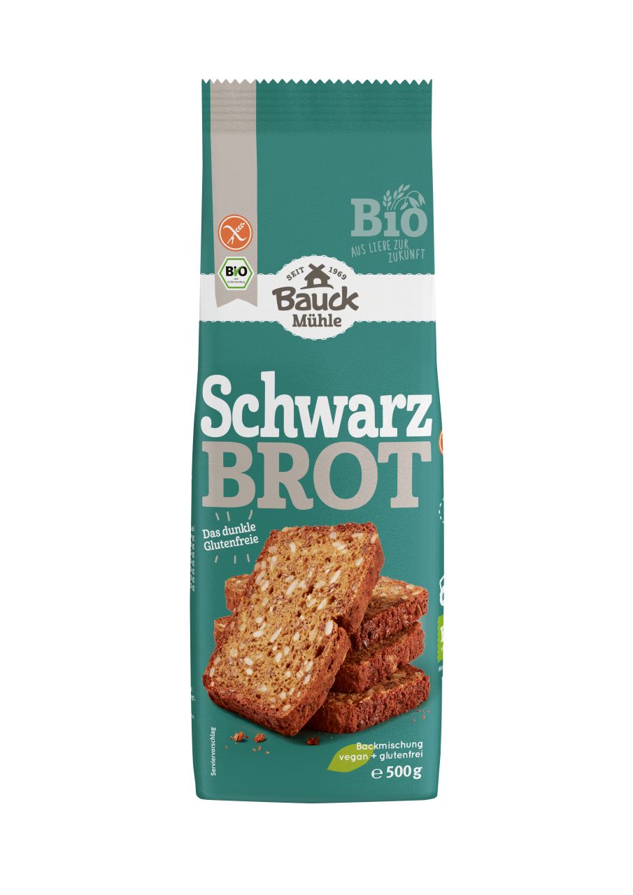 Schwarzbrot glutenfrei Bio