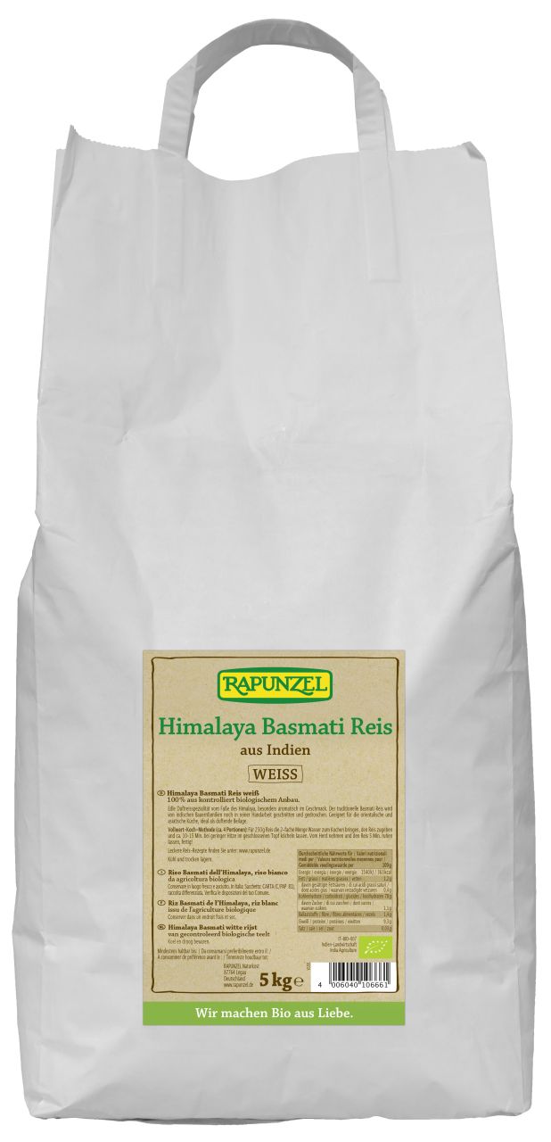 Himalaya Basmati Reis weiß